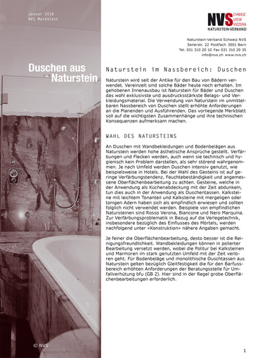 7 Merkblatt: NVS Naturstein im Nassbereich: Duschen - PDF